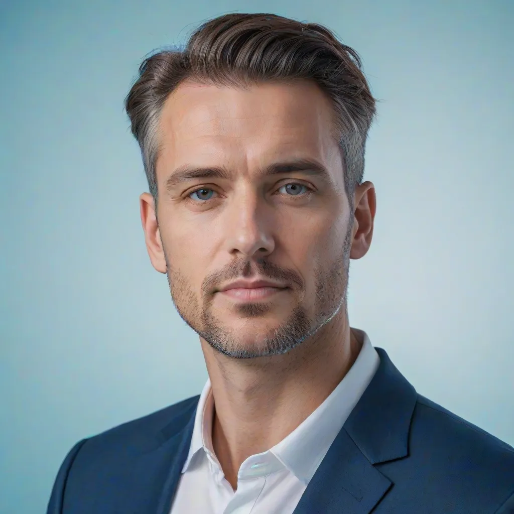 HeadshotPro — Modern Azul